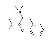 (E)-4-methyl-1-phenyl-2-(trimethylsilyl)pent-1-en-3-one