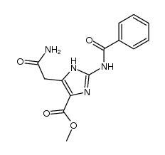 methyl 5-(2-amino-2-oxoethyl)-2-(benzoylamino)-1H-imidazole-4-carboxylate