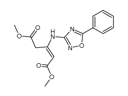 dimethyl 3-[(5-phenyl-1,2,4-oxadiazol-3-yl)amino]-2-pentenedioate