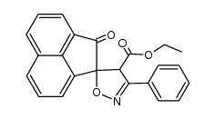 Ethyl 2-oxo-3'-phenylspiro[acenaphthylene-1-(2H),5'(4'H)-isoxazole]-4'-carboxylate