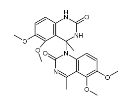 5,5',6,6'-tetramethoxy-4,4'-dimethyl-3',4'-dihydro-2H-[1,4'-biquinazoline]-2,2'(1'H)-dione