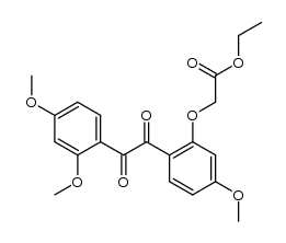 (4,2',4'-trimethoxy-α,α'-dioxo-bibenzyl-2-yloxy)-acetic acid ethyl ester