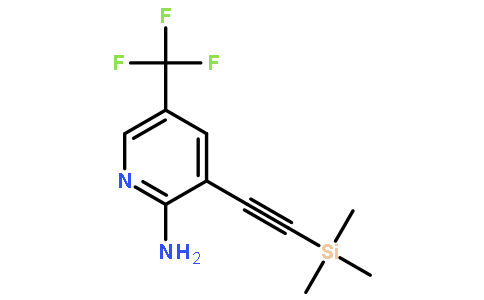 5-(三氟甲基)-3-((三甲基甲硅烷基)乙炔)-吡啶-2-胺