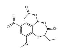 2-ethyl-3,5-dihydro-9-methoxy-7-nitro-3-oxo-2H-benzo[e][1,4]dioxepin-5-yl acetate