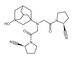 Vildagliptin Impurity 6/Vildagliptin Dimer Impurity/(2S,2S)-1,1-[[(3-hydroxytricyclo[3.3.1.13,7]dec-1-yl)imino]bis(1-oxo-2,1-ethanediyl)]bis[2-Pyrrolidinecarbonitrile]