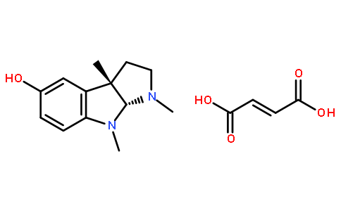 酸盐  中文别名: ()-氧化毒扁豆碱延胡索酸盐; c13h18n2o·c4h4o4