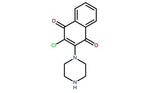 2-chloro-3-piperazin-1-ylnaphthalene-1,4-dione