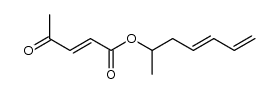 (+/-)-1-methyl-3,5-hexadienyl 4-oxo-2-pentenoate