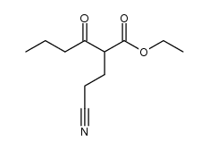 2-(2-cyano-ethyl)-3-oxo-hexanoic acid ethyl ester
