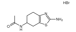 N-(2-氨基-4,5,6,7-四氢-6-苯并噻唑基)乙酰胺单氢溴酸盐