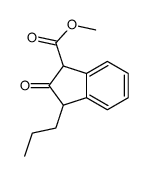 methyl 2-oxo-3-propyl-1,3-dihydroindene-1-carboxylate