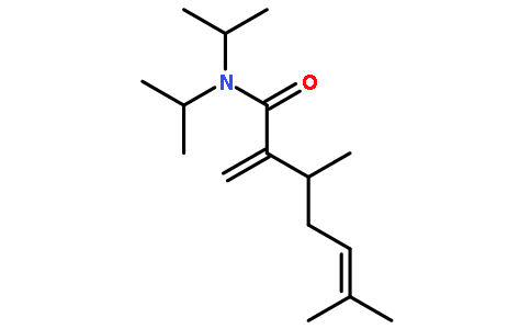 3,6-dimethyl-2-methylidene-N,N-di(propan-2-yl)hept-5-enamide