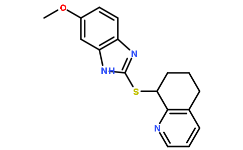 8-[(6-methoxy-1H-benzimidazol-2-yl)sulfanyl]-5,6,7,8-tetrahydroquinoline