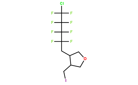呋喃,3-(5-氯-2,2,3,3,4,4,5,5-八氟戊基)四氢-4-(碘甲基)-