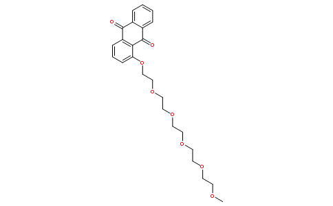 9,10-蒽二酮,  1-(3,6,9,12,15-五氧杂十六碳-1-氧基)-
