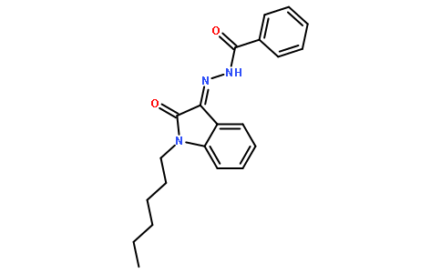 n’-[(3z)-1-己基-2-氧代-1,2-二氢-3H-吲哚-3-基idene]苯并肼