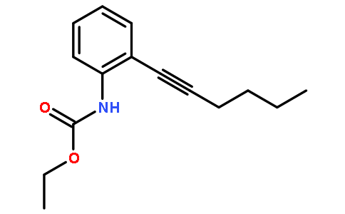 ethyl N-(2-hex-1-ynylphenyl)carbamate