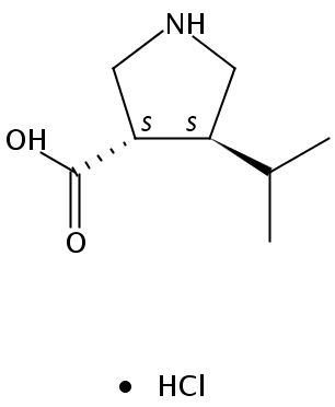 (+/-)-反式-4-异丙基吡咯烷-3-羧酸盐酸盐