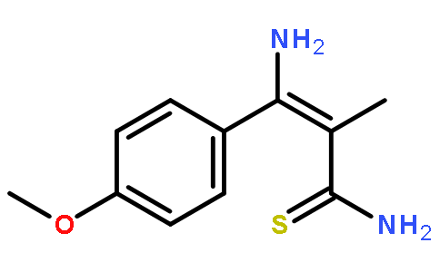 3-氨基-3-(4-甲氧基苯基)-2-甲基-2-硫代丙烯酰胺