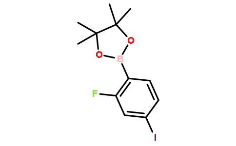 2-(2-氟-4-碘苯基)-4,4,5,5-四甲基-1,3,2-二噁硼烷