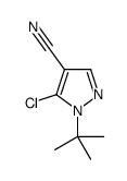 1 -叔丁基- 5 -氯-1H -吡唑- 4 -腈