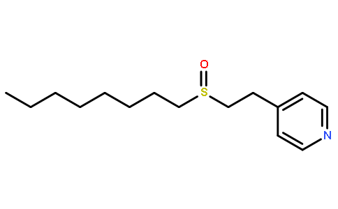 吡啶,  4-[2-(辛基亚硫酰基<亚磺酰>)乙基]-
