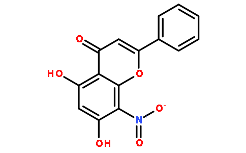 5,7-dihydroxy-8-nitro-2-phenylchromen-4-one