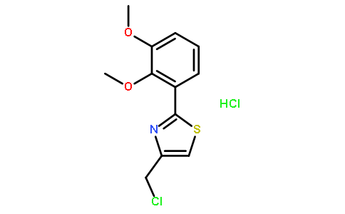 4-(氯甲基)-2-(2,3-二甲氧基苯基)-1,3-噻唑盐酸盐