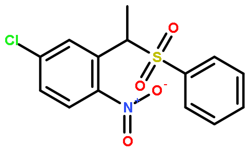 苯,  4-氯-1-硝基-2-[1-(苯磺酰)乙基]-