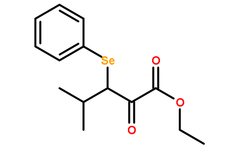 ethyl 4-methyl-2-oxo-3-phenylselanylpentanoate