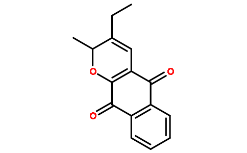 2H-萘并[2,3-b]吡喃-5,10-二酮,  3-乙基-2-甲基-