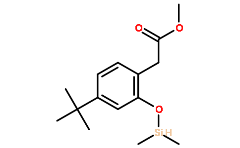 4-叔丁基二甲基硅烷基氧基苯乙酸甲酯