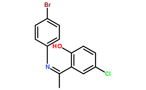 2-(1-((4-溴苯基)亚氨基)乙基)-4-氯苯酚