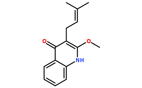 2-methoxy-3-(3-methylbut-2-enyl)-1H-quinolin-4-one