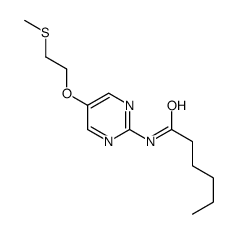 N-(5-(2-(甲基硫代)乙氧基)嘧啶-2-基)己酰胺