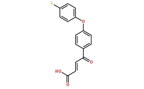 4-[4-(4-fluorophenoxy)phenyl]-4-oxobut-2-enoic acid