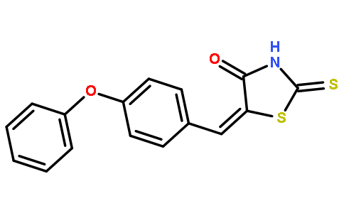 5-[(4-phenoxyphenyl)methylidene]-2-sulfanylidene-1,3-thiazolidin-4-one