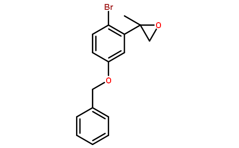 2-(2-bromo-5-phenylmethoxyphenyl)-2-methyloxirane