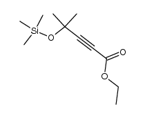 ethyl 4-methyl-4-(trimethylsilyloxy)pent-2-ynoate