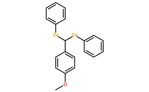 1-[bis(phenylselanyl)methyl]-4-methoxybenzene