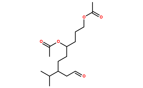 [4-acetyloxy-8-methyl-7-(2-oxoethyl)nonyl] acetate