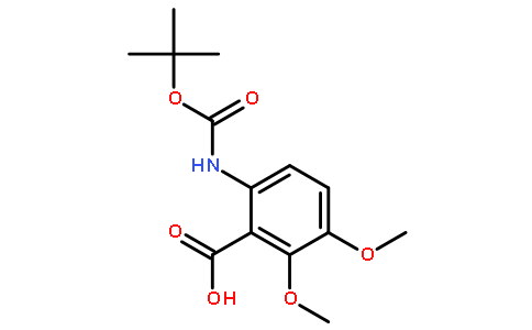 6-(叔丁氧基羰基氨基)-2,3-二甲氧基苯甲酸