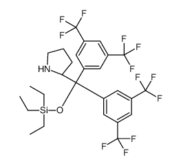 Pyrrolidine, 2-[bis[3,5-bis(trifluoromethyl)phenyl][(triethylsilyl)oxy]methyl]-, (2R)-