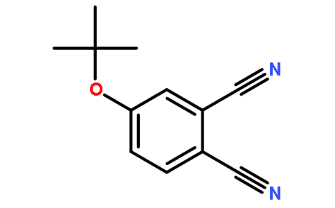 1,2-苯二甲腈,  4-(1,1-二甲基乙氧基)-