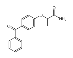 2-(4-benzoylphenoxy)propanamide