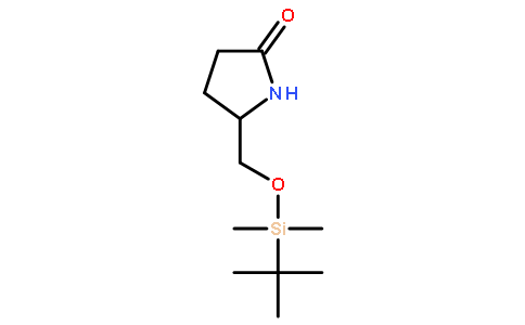 (5S)-5-[[[(tert-Butyl)dimethylsilyl]oxy]methyl]-2-pyrrolidinone