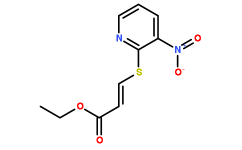 ethyl 3-(3-nitropyridin-2-yl)sulfanylprop-2-enoate