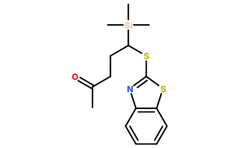 5-(1,3-benzothiazol-2-ylsulfanyl)-5-trimethylsilylpentan-2-one