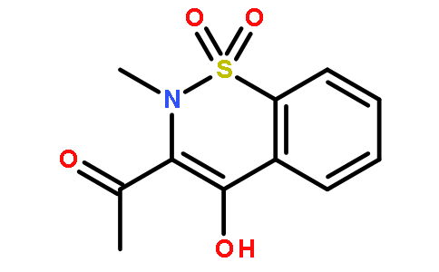 1-(4-hydroxy-2-methyl-1,1-dioxo-1λ6,2-benzothiazin-3-yl)ethanone