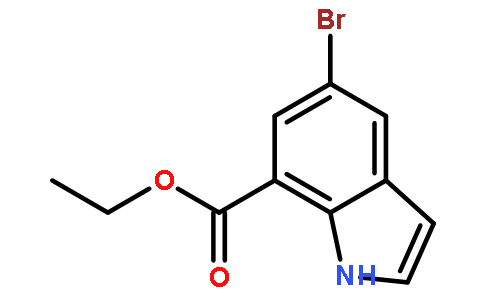 5-溴-1H-吲哚-7-甲酸乙酯